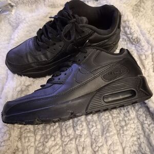 All Black NIKE Air Maxs